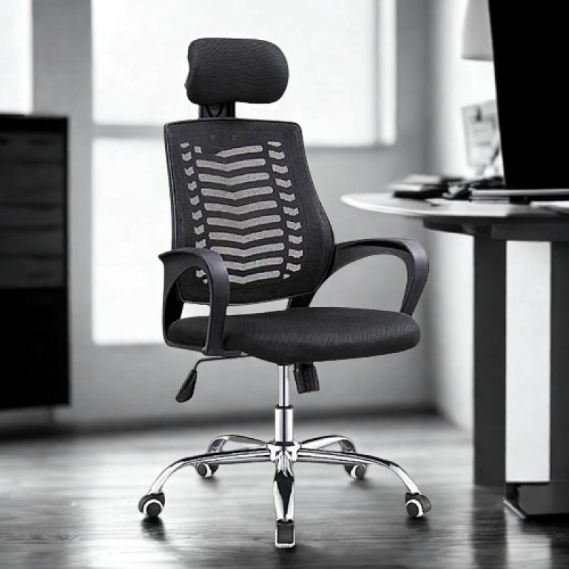 Ofis Kreslosu “Taxt” – Başlıqlı, Erqonomik və Rahat İş Kreslosu | Taxtaci.az