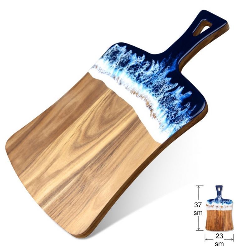 Doğrama taxtası 002 Dəniz sahili epoxy/ epoksi