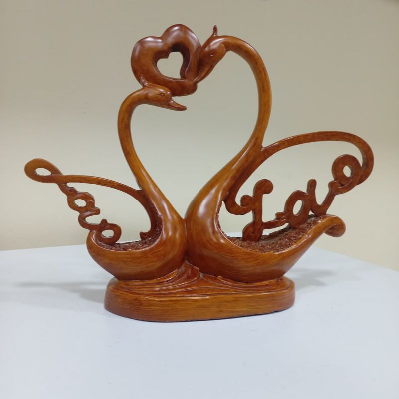 “Qu quşları” Taxta Sənət Əsəri – Romantik Dekor və Sevgi Simvolu | Taxtaci.az