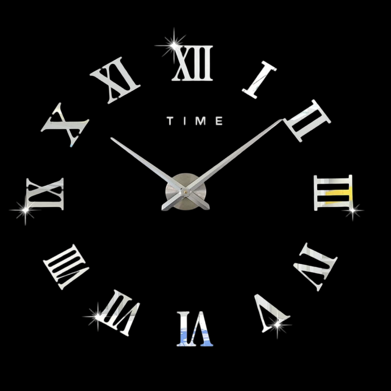 Roma Rəqəmli Divar Saatı – Zərif və Müasir Dizayn | Taxtaci.az