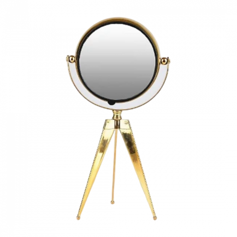 Qızılı Retro Masa Saatı – Tripod Ayaqlı Vintage Dekor | Taxtaci.az